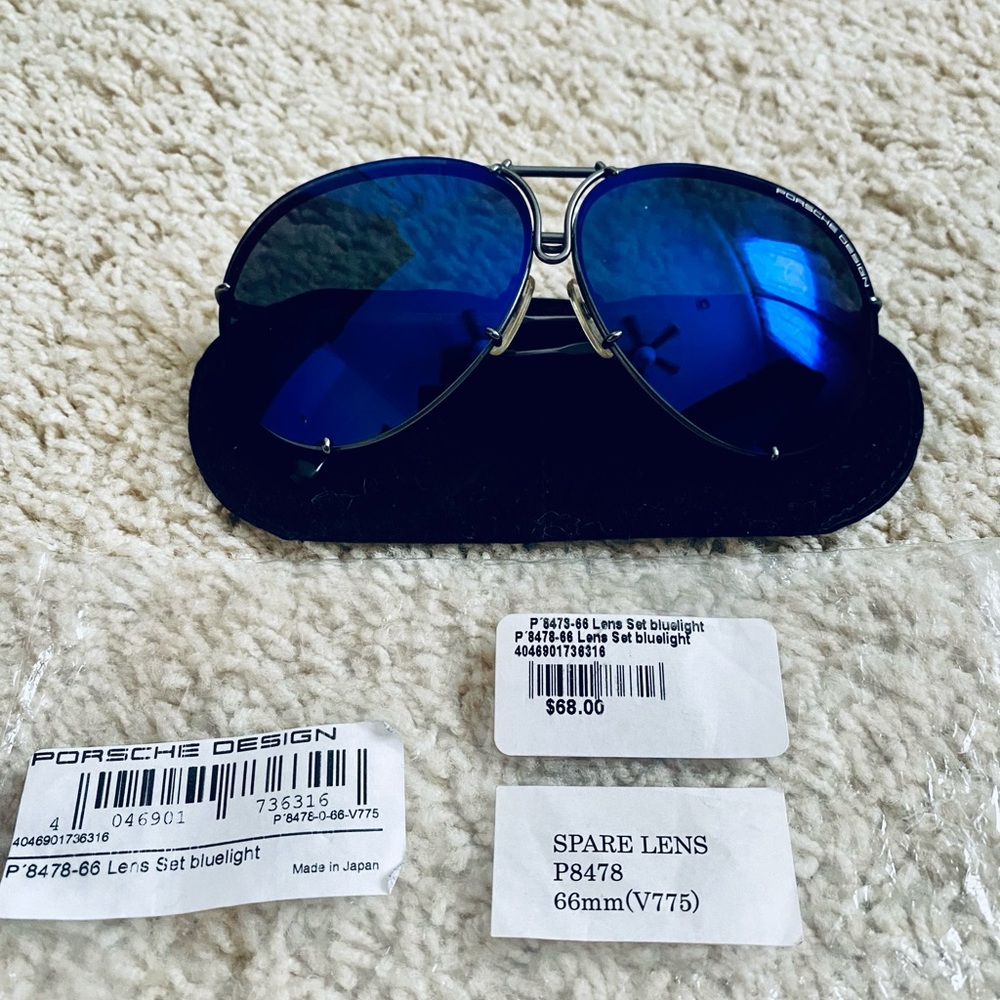 Porsche Design P’8478 Size 66 Sunglass Lenses